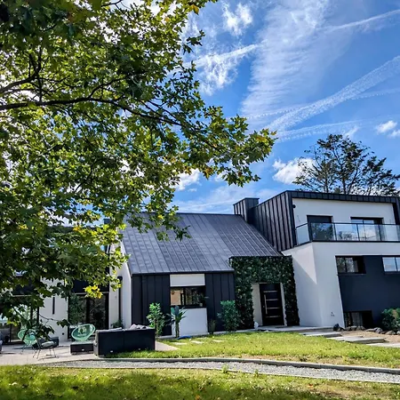 Short Cravate - Maison Contemporaine Proche Rennes - Piscine Interieure 29 Degres Villa *